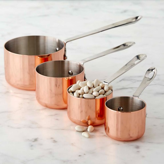 Copper Measuring Cups Set Of 4 Williams Sonoma
