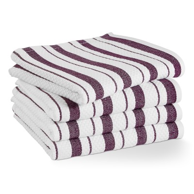Williams Sonoma Clic Striped Kitchen Towels Set Of 4 Williams Sonoma Clic Striped Kitchen