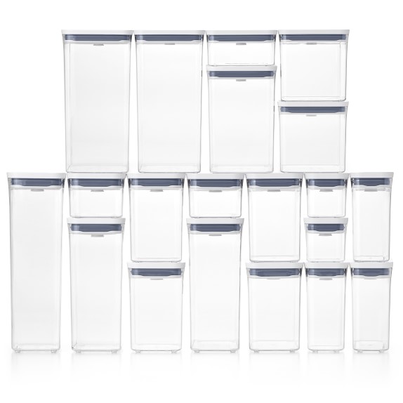 Oxo Pop Container 20 Piece Set Williams Sonoma
