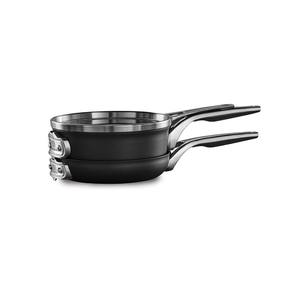 Calphalon Premier E Saving Hard Anodized Nonstick 3 Piece Cookware Set 8 Stack Calphalon Premier E Saving Hard Anodized Nonstick 3 Piece Cookware Set 8 Stack