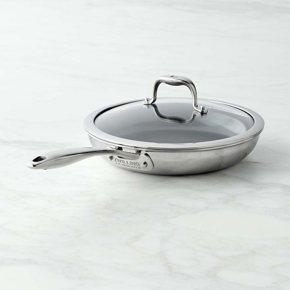 Zwilling Titanium Ceramic Nonstick Covered Fry Pan, 9 1/2