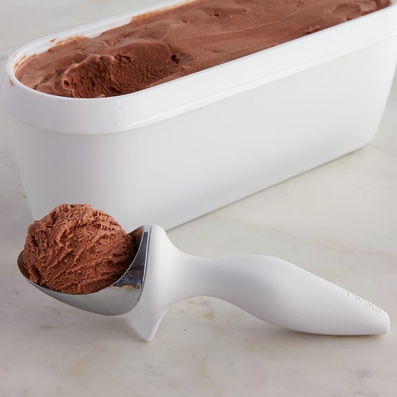 Tilt Up Ice Cream Scoop, White
