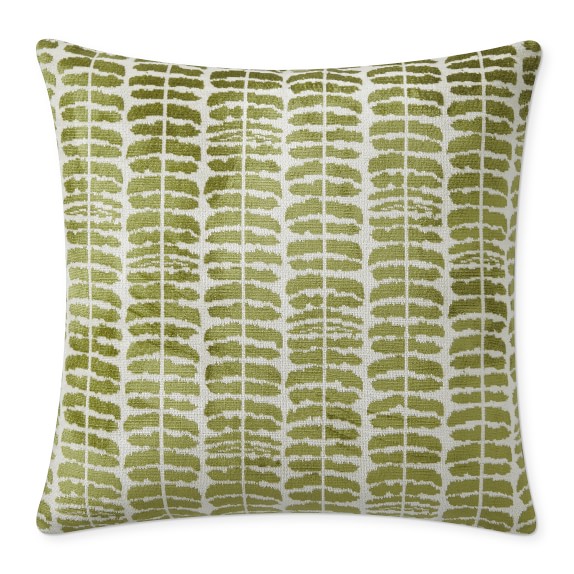 Stripe Velvet Jacquard Pillow Cover, 22