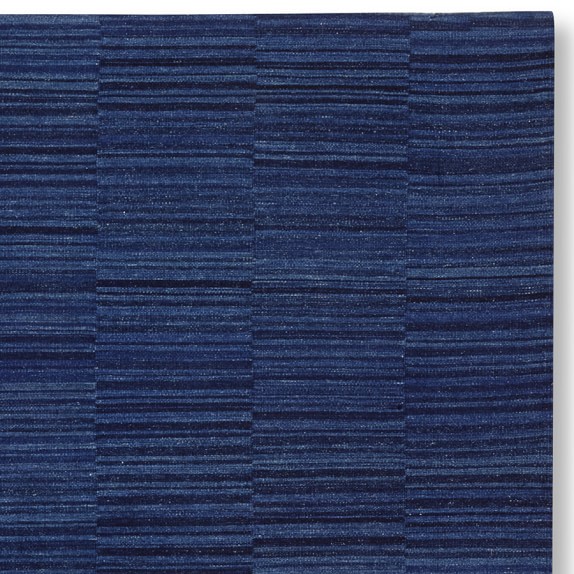 Hand-Woven Melange Wool Rug Swatch
