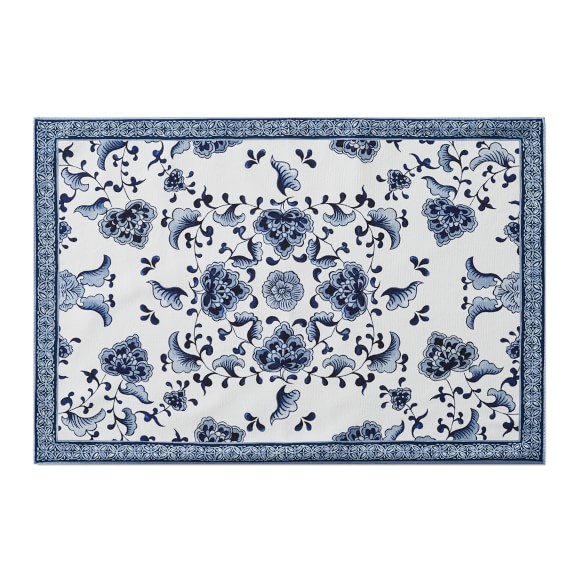 Seoul Fan Place Mat, Each, White