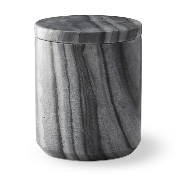 Grey Marble Canister, Small