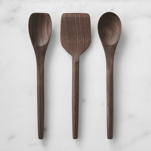 Williams Sonoma Mini Wood Spoon Set, Walnut