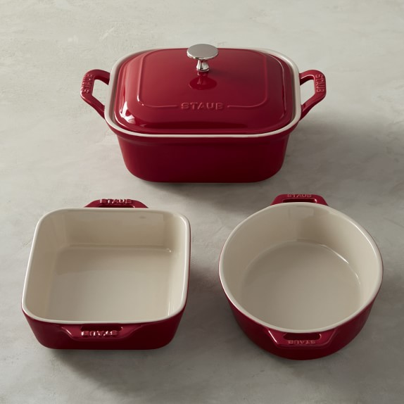 Staub Stoneware 4-Piece Set, Cherry