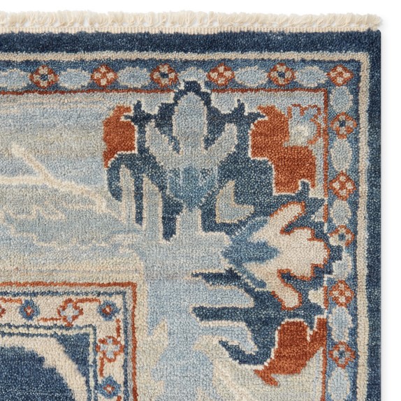 Fleur Hand Knotted Rug Swatch, 18