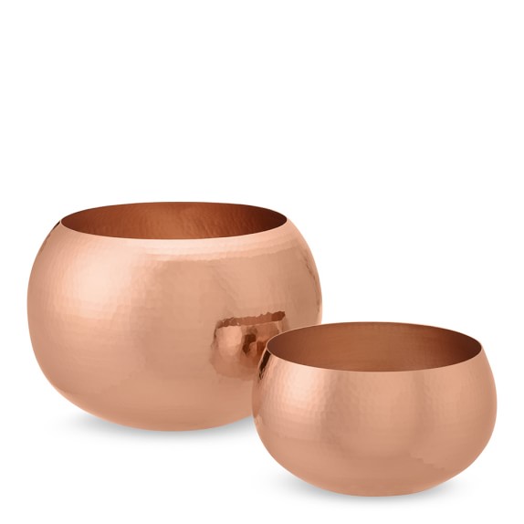 Hammered Copper Bowl, Large