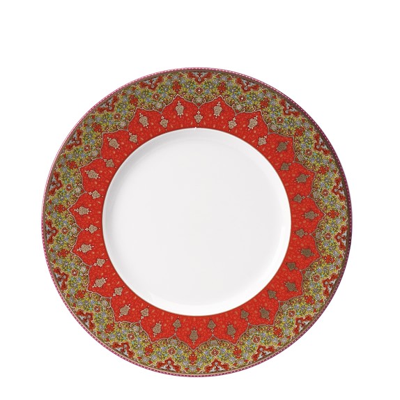 Deshoulieres Dhara Red Dinner Plate