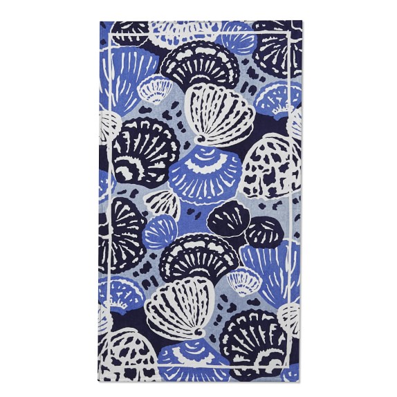 AERIN Printed Seashells Beach Towel, 38