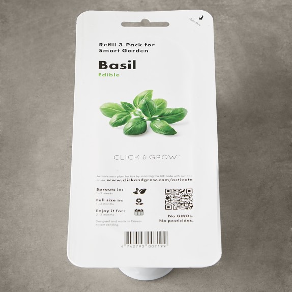 Click and Grow 3-Pack Plant Pod Refill, Basil