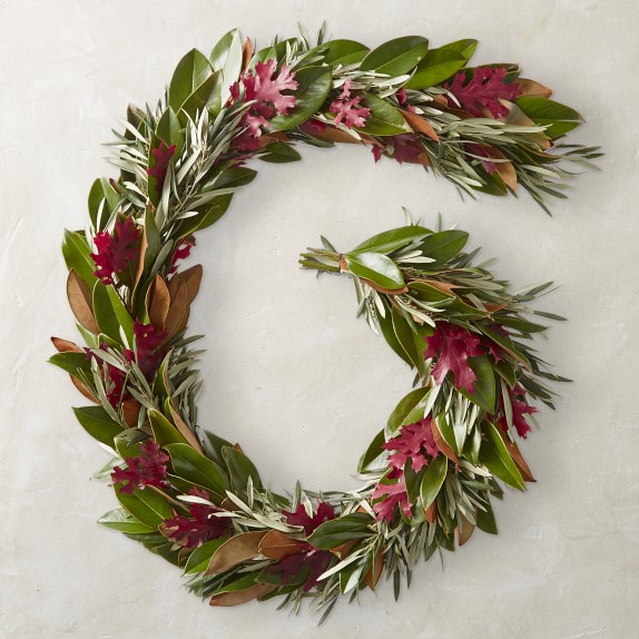 Fall Red Garland, 6'