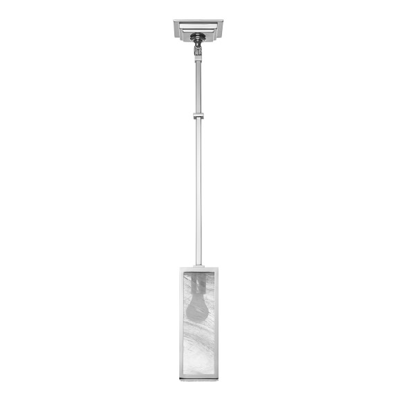 Vaughn Pendant, Single, Polished Nickel