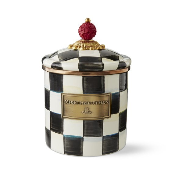MacKenzie-Childs Courtly Check Canister, Small