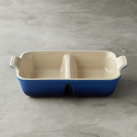 Le Creuset Divided Baker, Lapis, 10 1/2