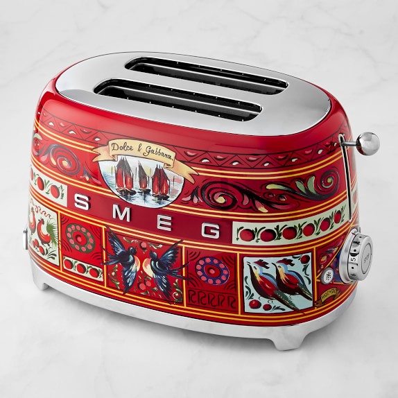 Smeg Dolce & Gabbana 2Slice Toaster Williams Sonoma