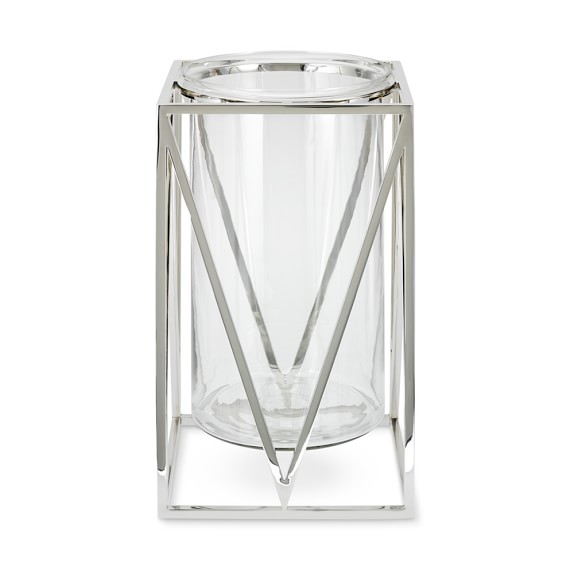 Floating Geo Hurricane, Large, Polished Nickel