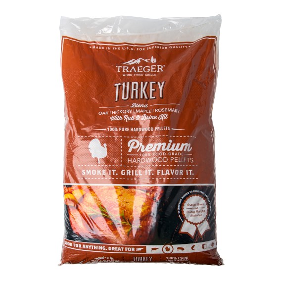 Traeger Turkey Blend Pellets & Brining Kit
