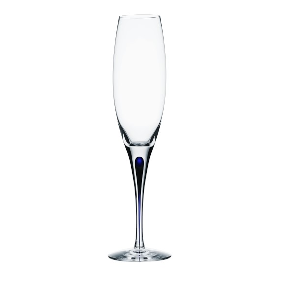 Orrefors Intermezzo Blue Champagne Flute