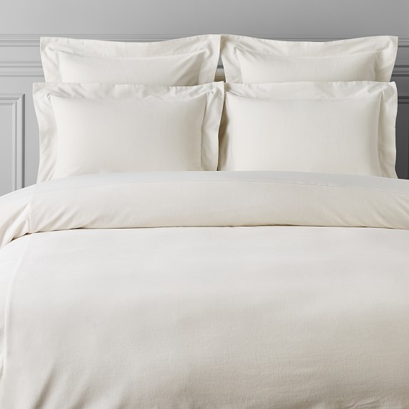 Classic Velvet Duvet Cover King Cal King Ivory Williams Sonoma
