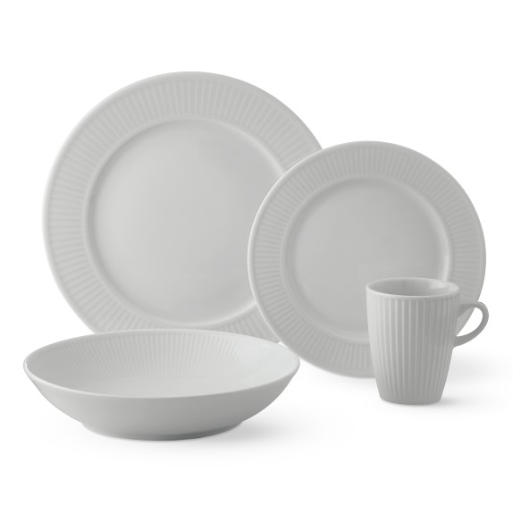 Pillivuyt Plisse 16-Piece Dinnerware Set