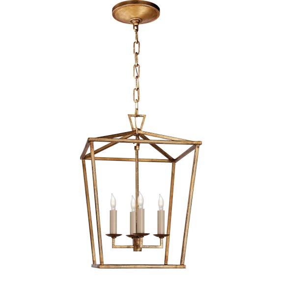 Darlana Lantern, Small, Gild