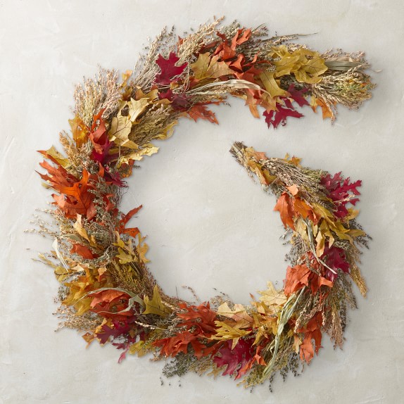 Harvest Bloom Leaves Garland