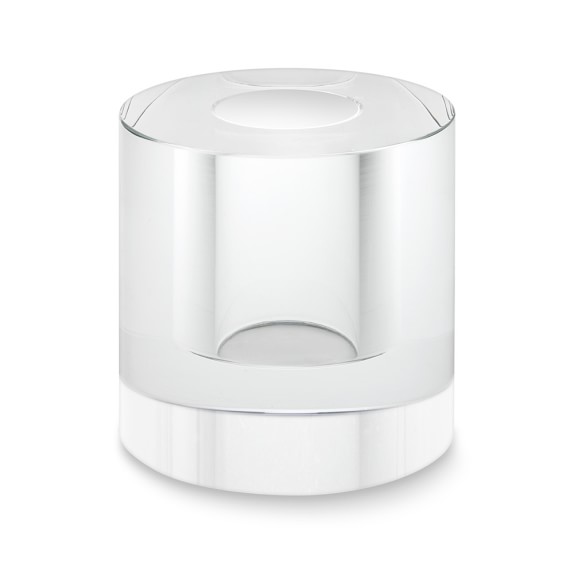 Crystal Round Vase, Small, Clear