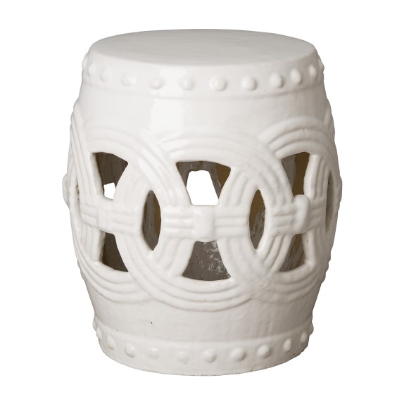 Eternity Stool, White