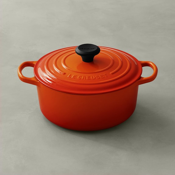 Le Creuset Signature Cast-Iron Round Dutch Oven, 4.5-Qt., Flame