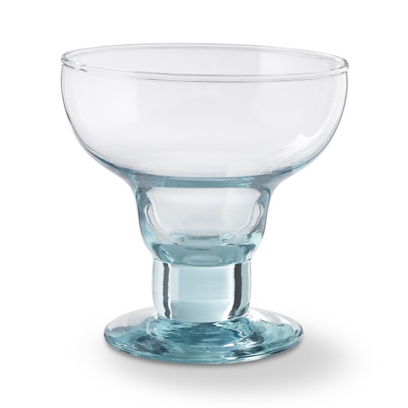 Williams Sonoma Nueva Recycled Glass Margarita Glass, Each