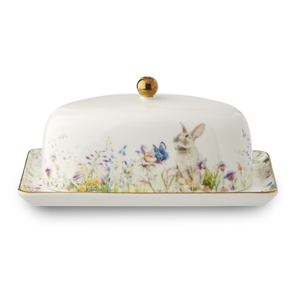 Floral Meadow Butter Dish