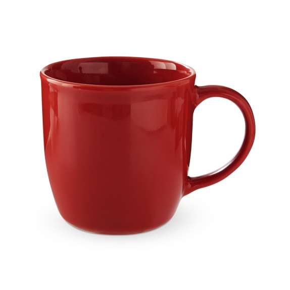 Pacifica Mugs, Set of 4, Red