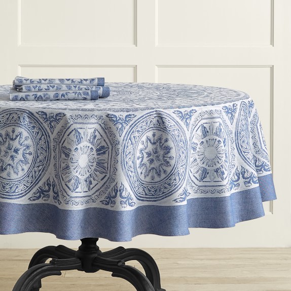 Tehla Jacquard Tablecloth Round, 70