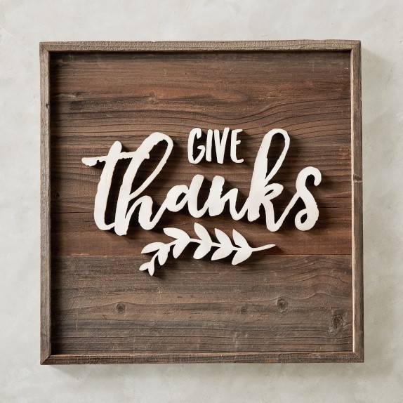 Give Thanks Sign