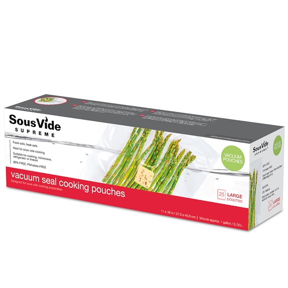 Sousvide Supreme Vacuum Seal Pouch & Bag, Large