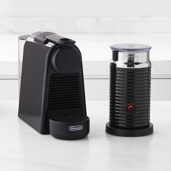 Nespresso Essenza Mini Espresso Maker by DeLonghi with Aeroccino, Black