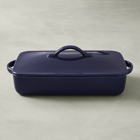 Essential Covered Rectangular Baker, 13 X 9, Blue