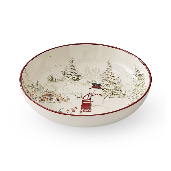 Snowman Pasta Bowls, Set of 4