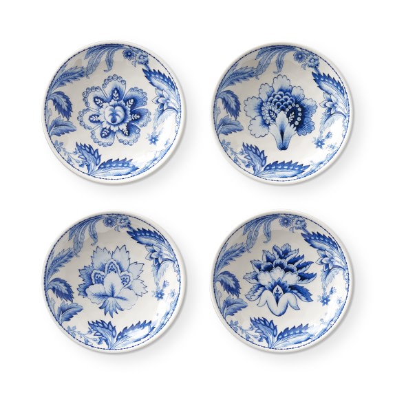 AERIN Fairfield Outdoor Melamine Small Mixed Dip Bowls, Set of 4