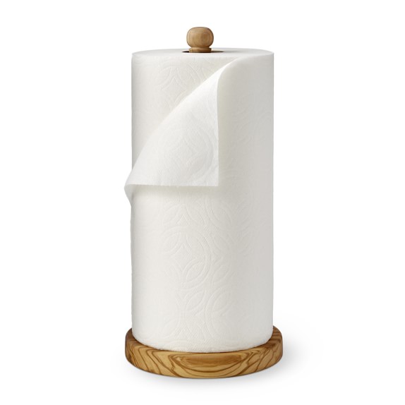 Olivewood Paper Towel Holder Kitchen Counter Organizers