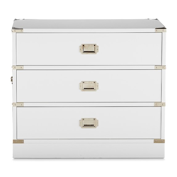 Campaign 3 Drawer Nightstand Williams Sonoma