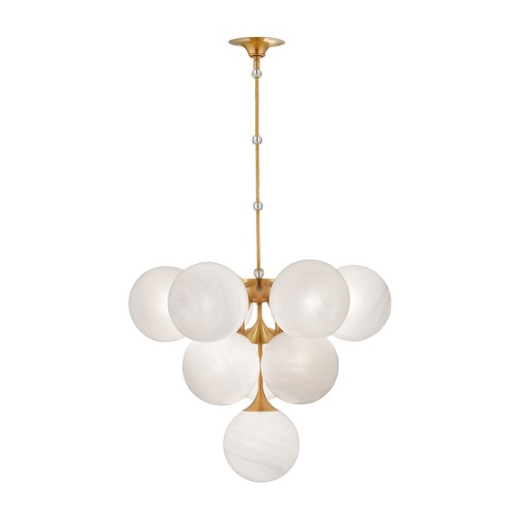 AERIN Cristol Tiered Pendant, Antique Brass