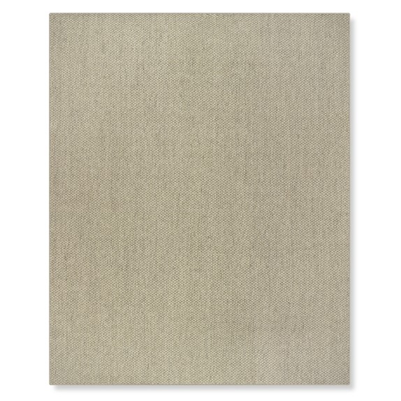 Canyon Sisal Rug, 2x2', Limestone, Serged Edged