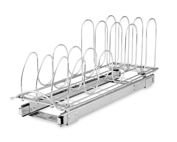 Roll-Out Lid and Tray Organizer