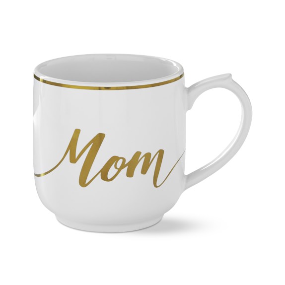 Gold Heart Mug, Mom