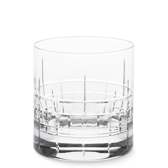 Maclean Cut Crystal Double Old Fashioned Glasses Williams Sonoma