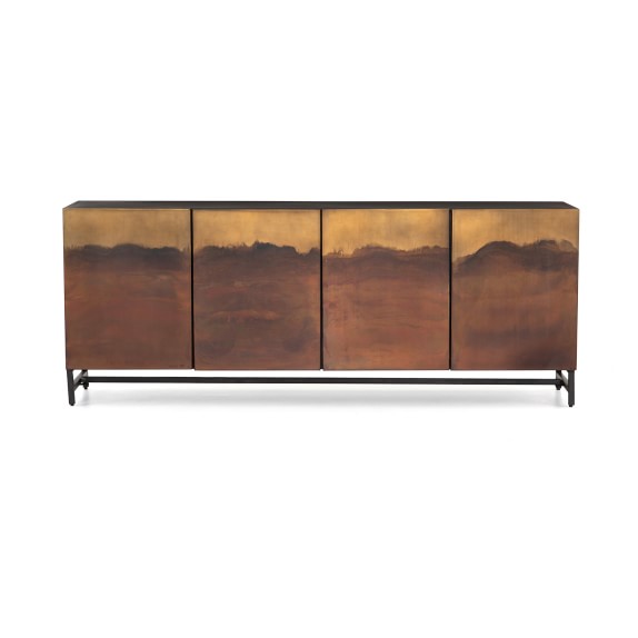 Newbury Sideboard, Distressed Iron